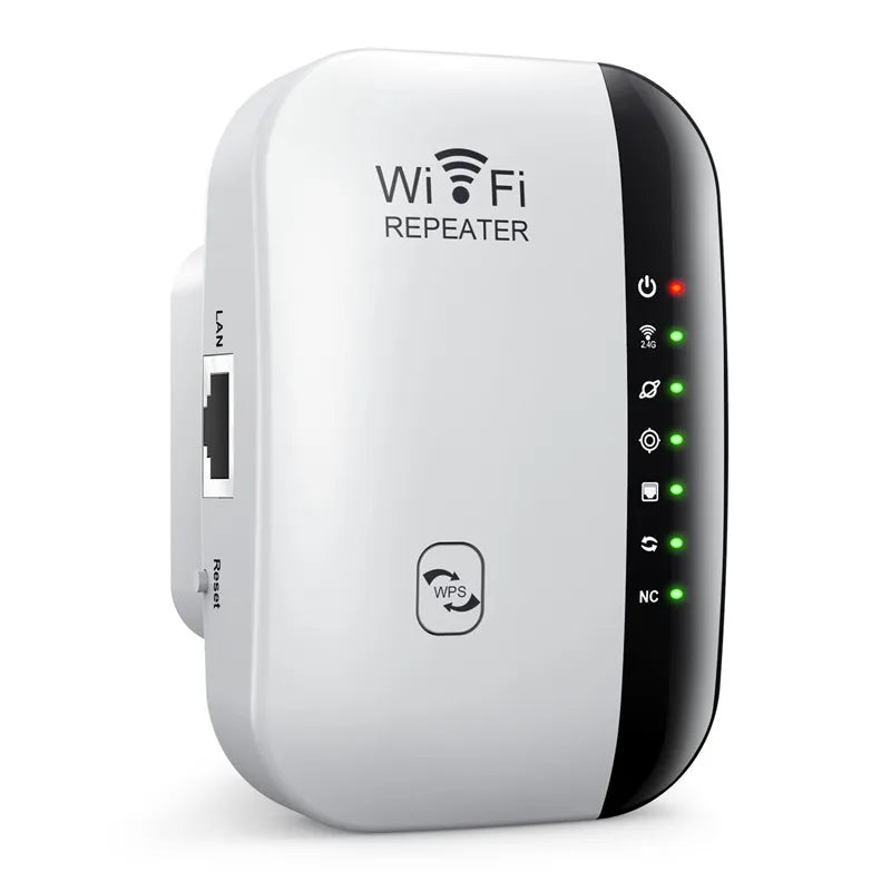 300M Wifi Repeater Wi-Fi Amplifier 802.11N 2.4Ghz Wireless Signal Booster Smart Power Extender for Office Home Easy Setting